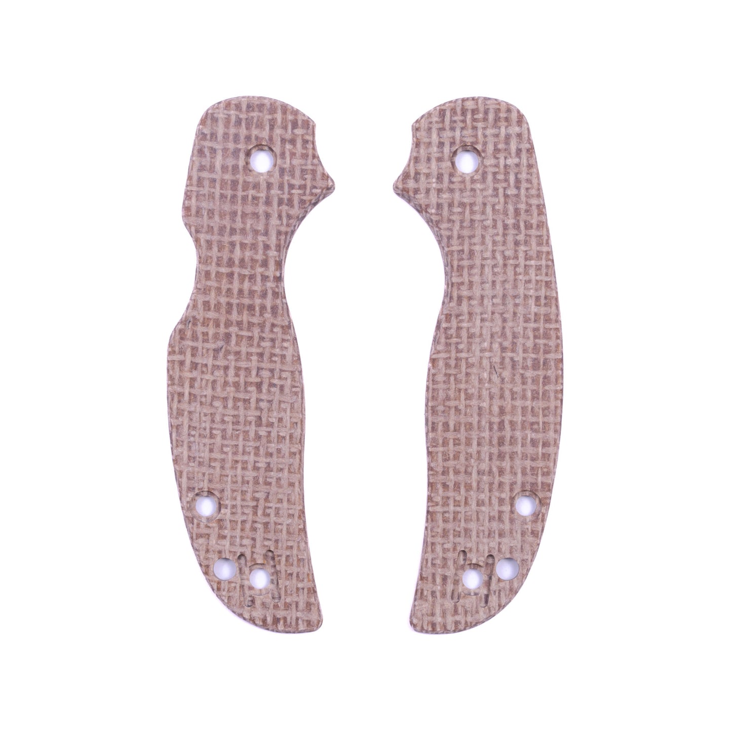 Spyderco Sage 5 Micarta Right Hand Tip Up and Left Hand Tip Up Scale Sets