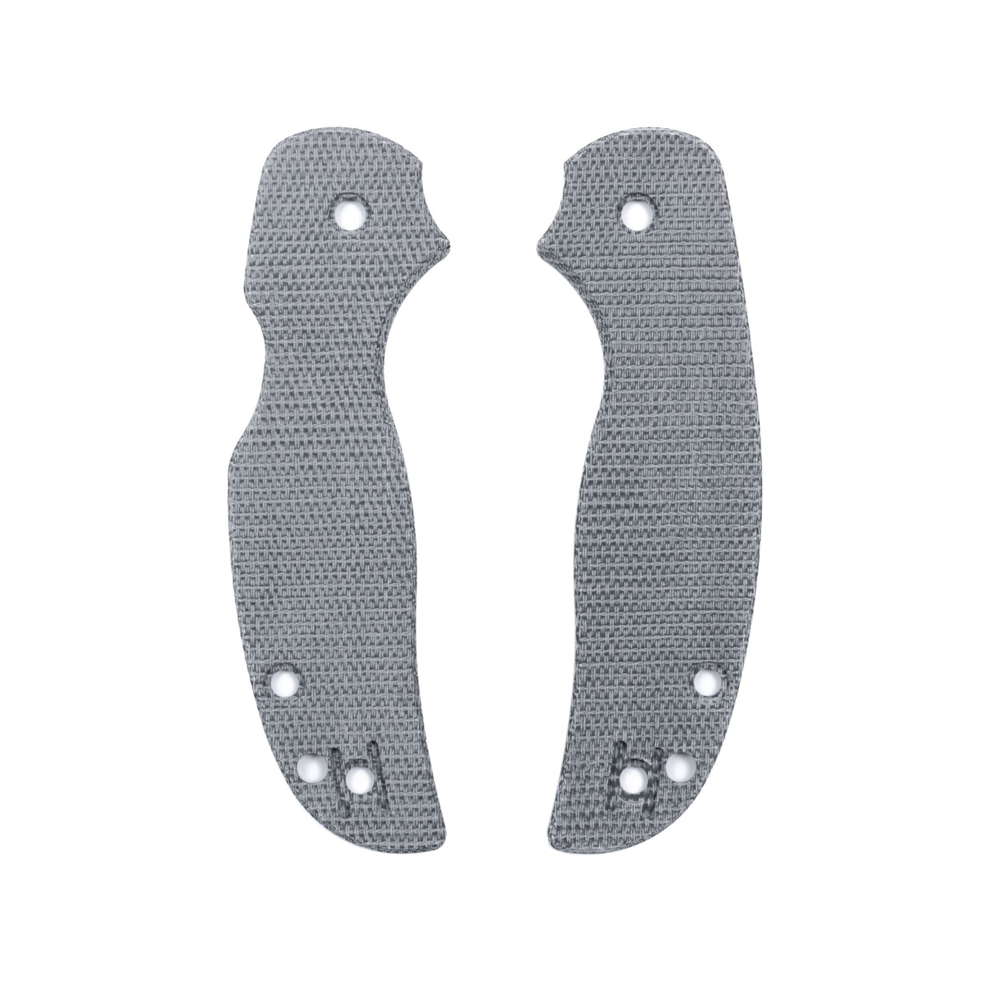 Spyderco Sage 5 Micarta Right Hand Tip Up and Left Hand Tip Up Scale Sets