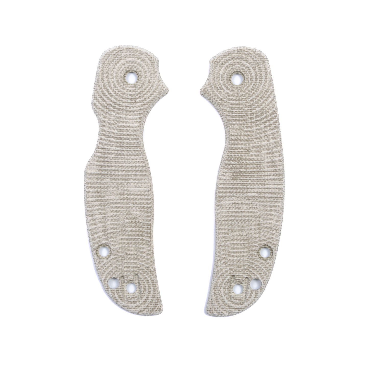 Spyderco Sage 5 Micarta Right Hand Tip Up and Left Hand Tip Up Scale Sets