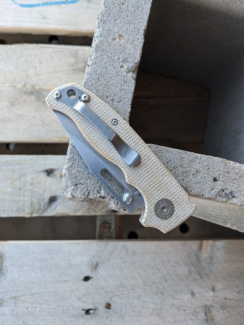 Demko AD 20.5 Sharklock Micarta Scale Sets (Large Pivot)