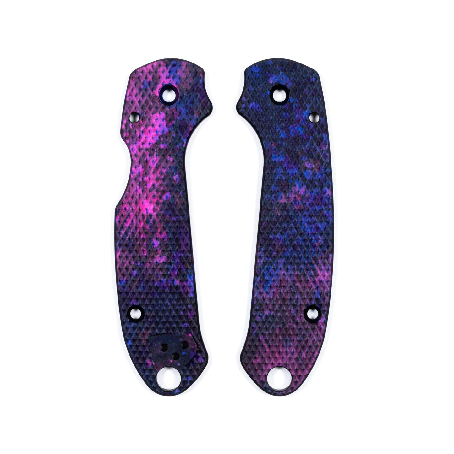 Spyderco Para 3 Skinny Contoured Anodized Aluminum Scale Sets