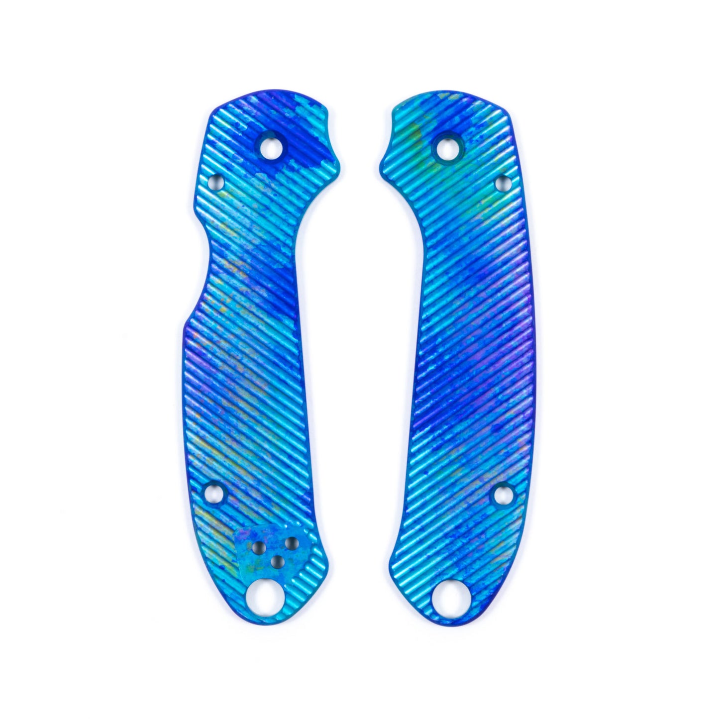 Spyderco Para 3 Skinny Contoured Anodized Aluminum Scale Sets