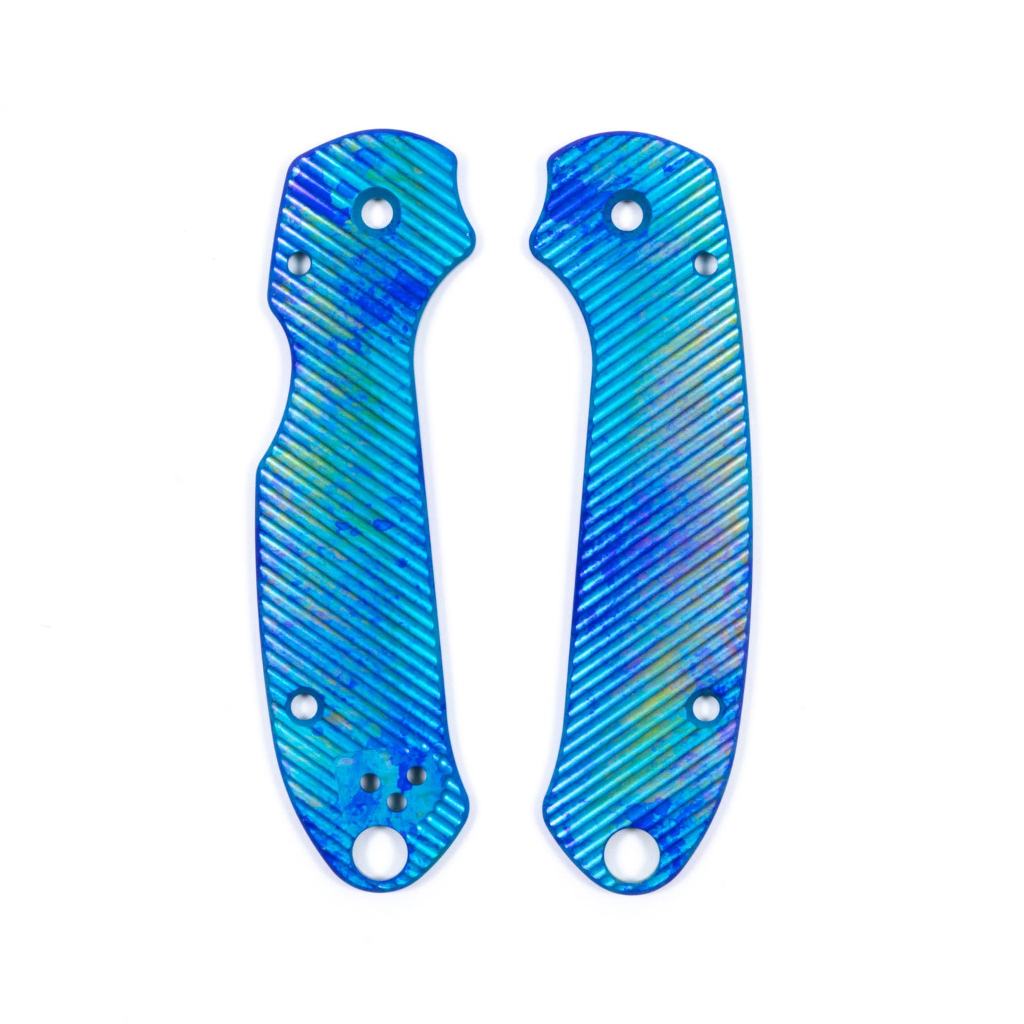 Spyderco Para 3 Skinny Contoured Anodized Aluminum Scale Sets