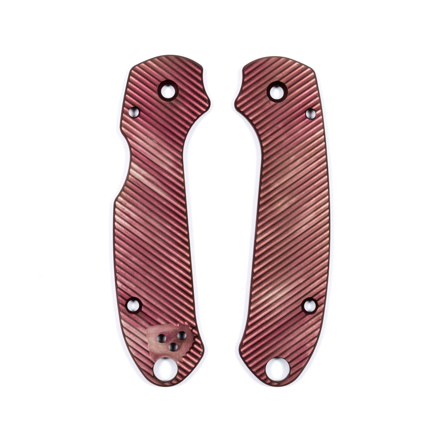 Spyderco Para 3 Skinny Contoured Anodized Aluminum Scale Sets
