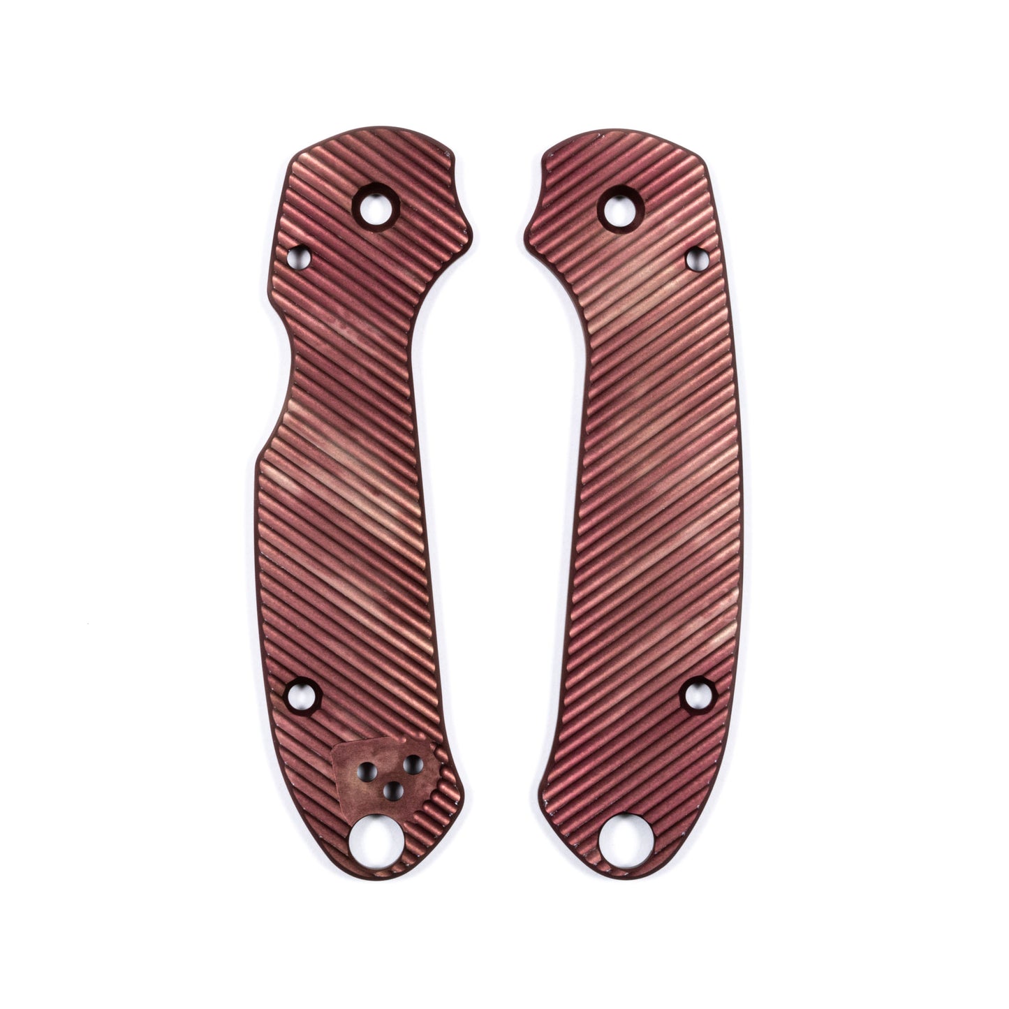 Spyderco Para 3 Skinny Contoured Anodized Aluminum Scale Sets