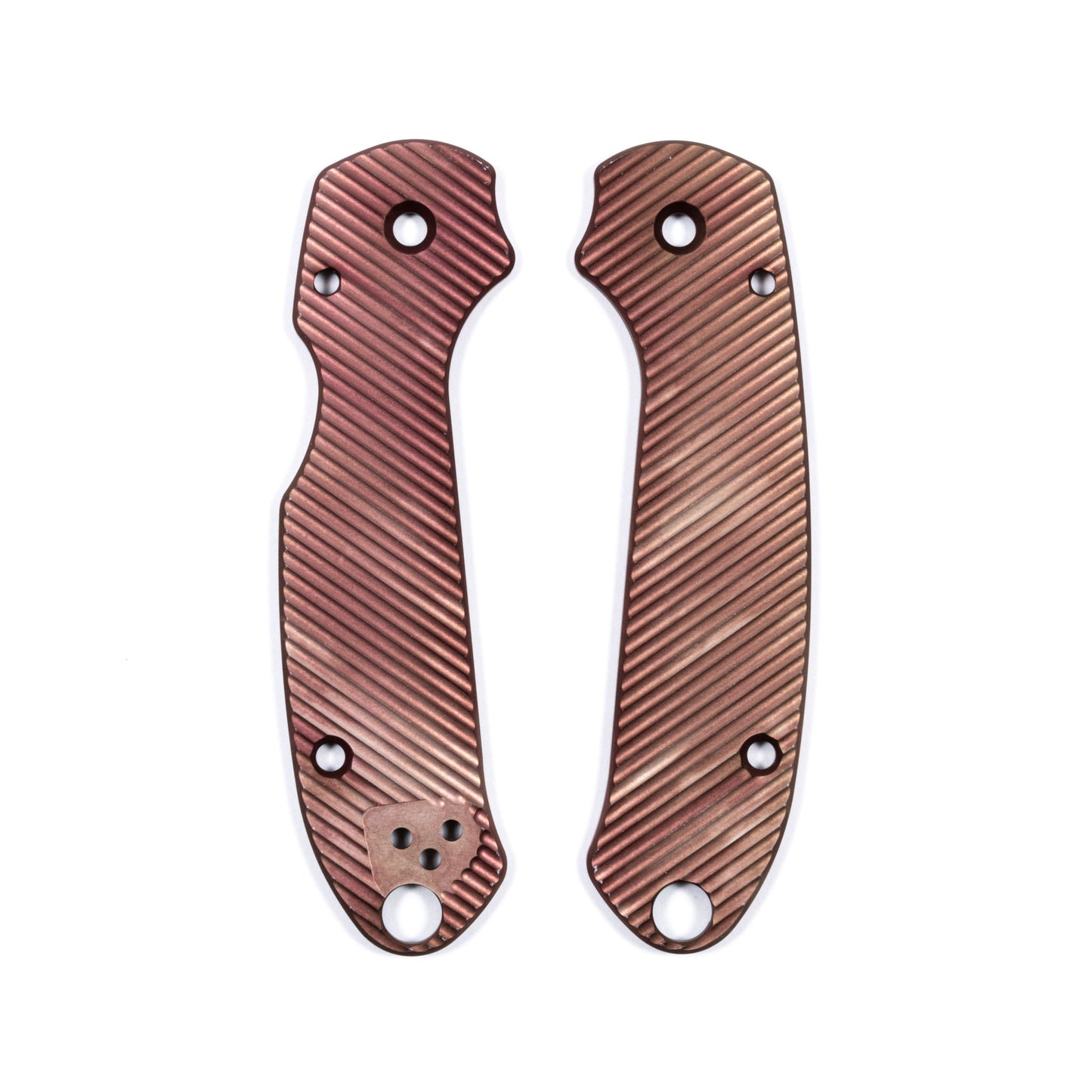 Spyderco Para 3 Skinny Contoured Anodized Aluminum Scale Sets
