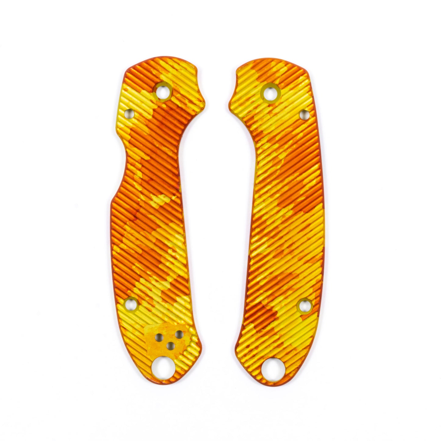 Spyderco Para 3 Skinny Contoured Anodized Aluminum Scale Sets