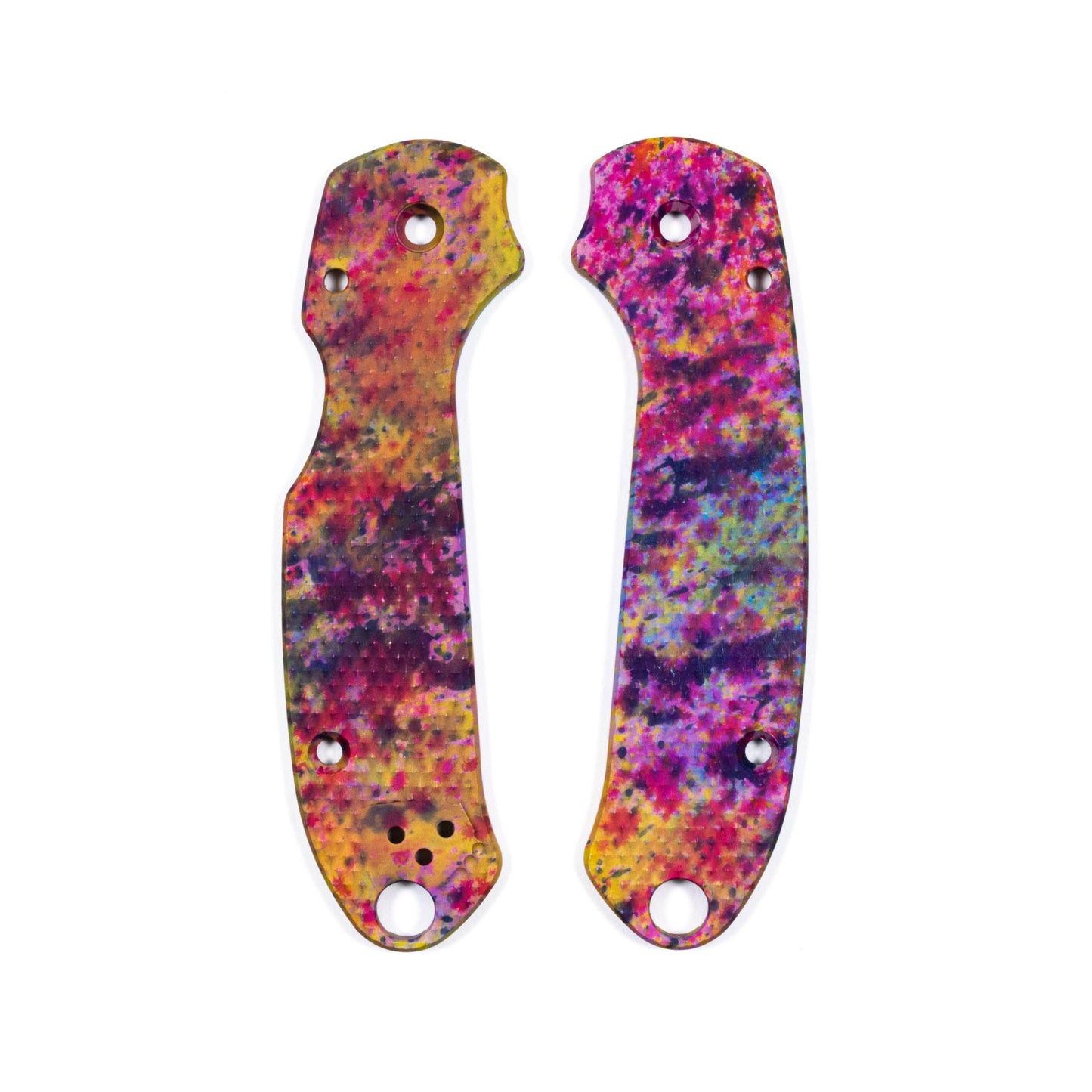 Spyderco Para 3 Skinny Contoured Anodized Aluminum Scale Sets