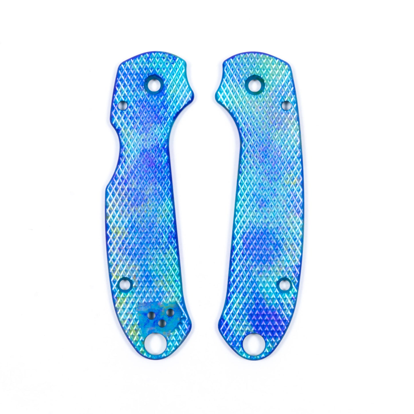 Spyderco Para 3 Skinny Contoured Anodized Aluminum Scale Sets