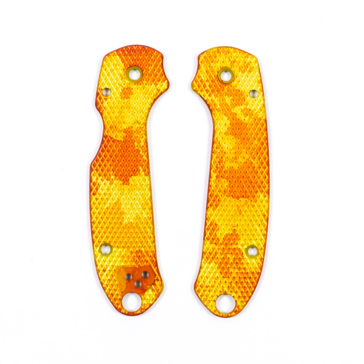 Spyderco Para 3 Skinny Contoured Anodized Aluminum Scale Sets