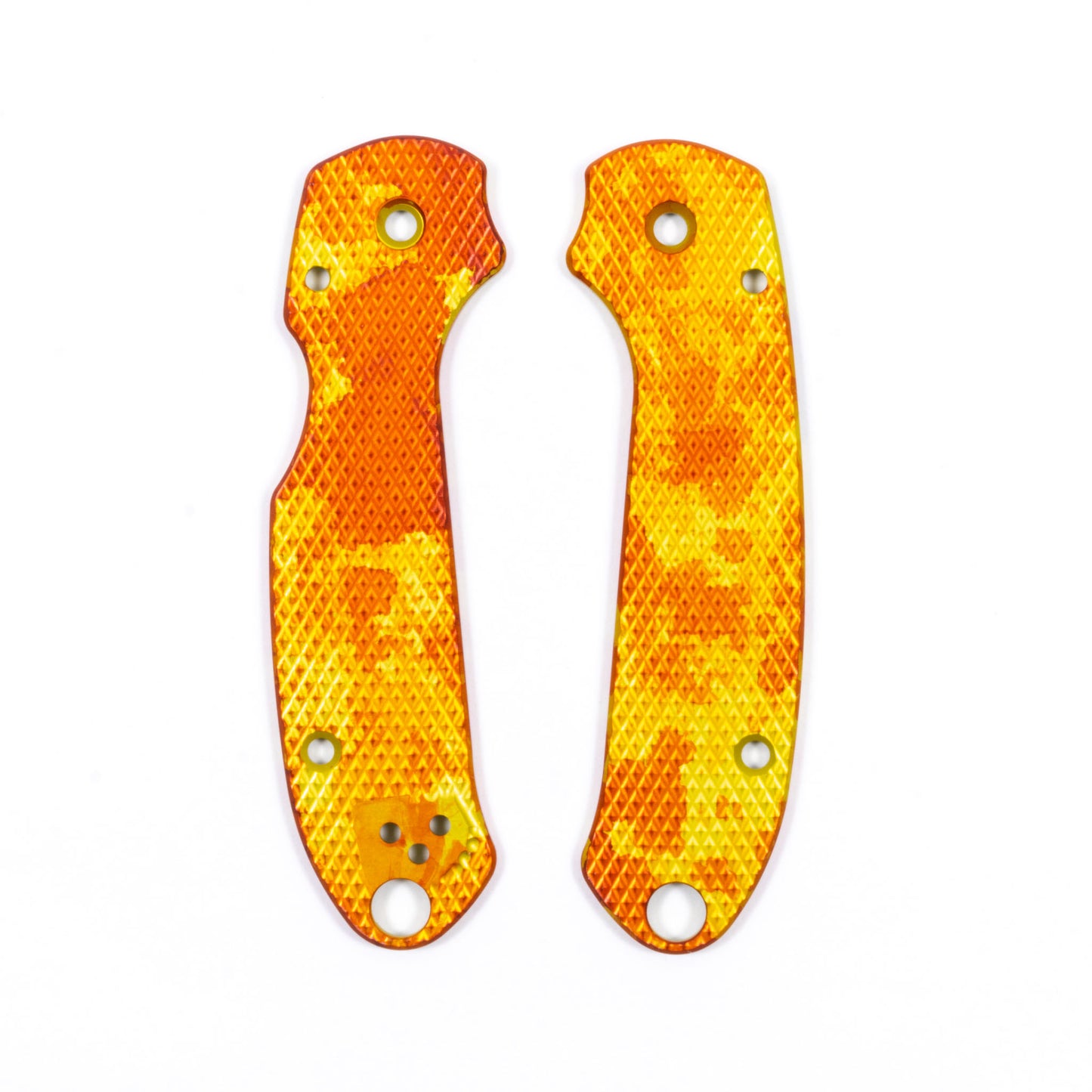 Spyderco Para 3 Skinny Contoured Anodized Aluminum Scale Sets