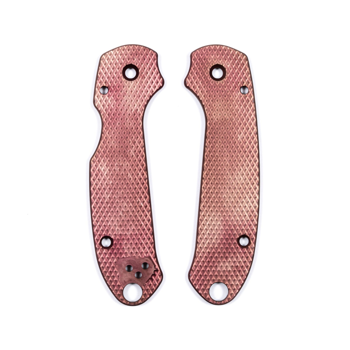 Spyderco Para 3 Skinny Contoured Anodized Aluminum Scale Sets