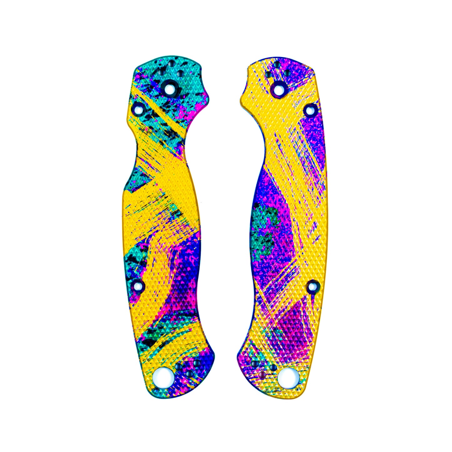 Spyderco Paramilitary 2 Anodized Aluminum Scale Sets