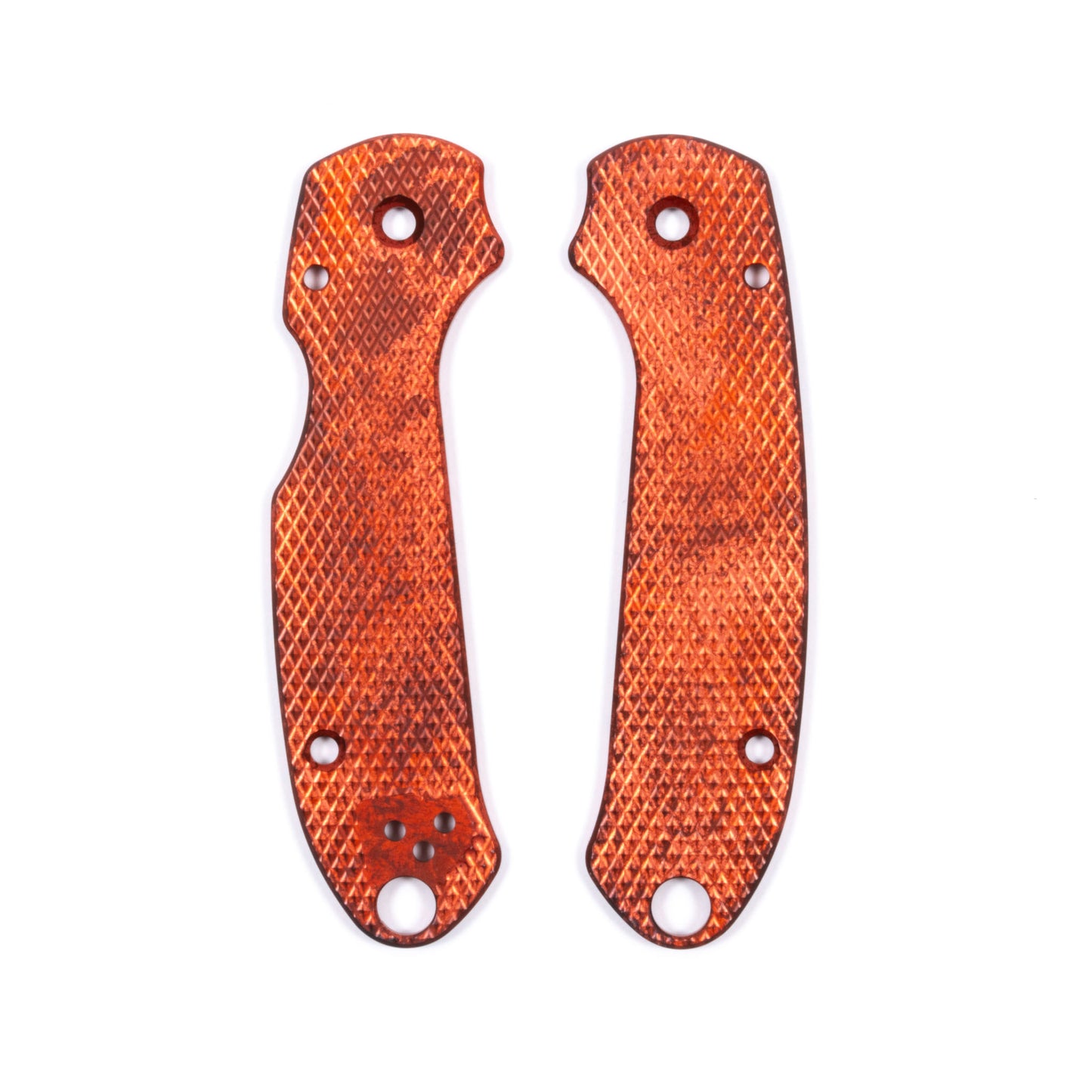 Spyderco Para 3 Skinny Contoured Anodized Aluminum Scale Sets