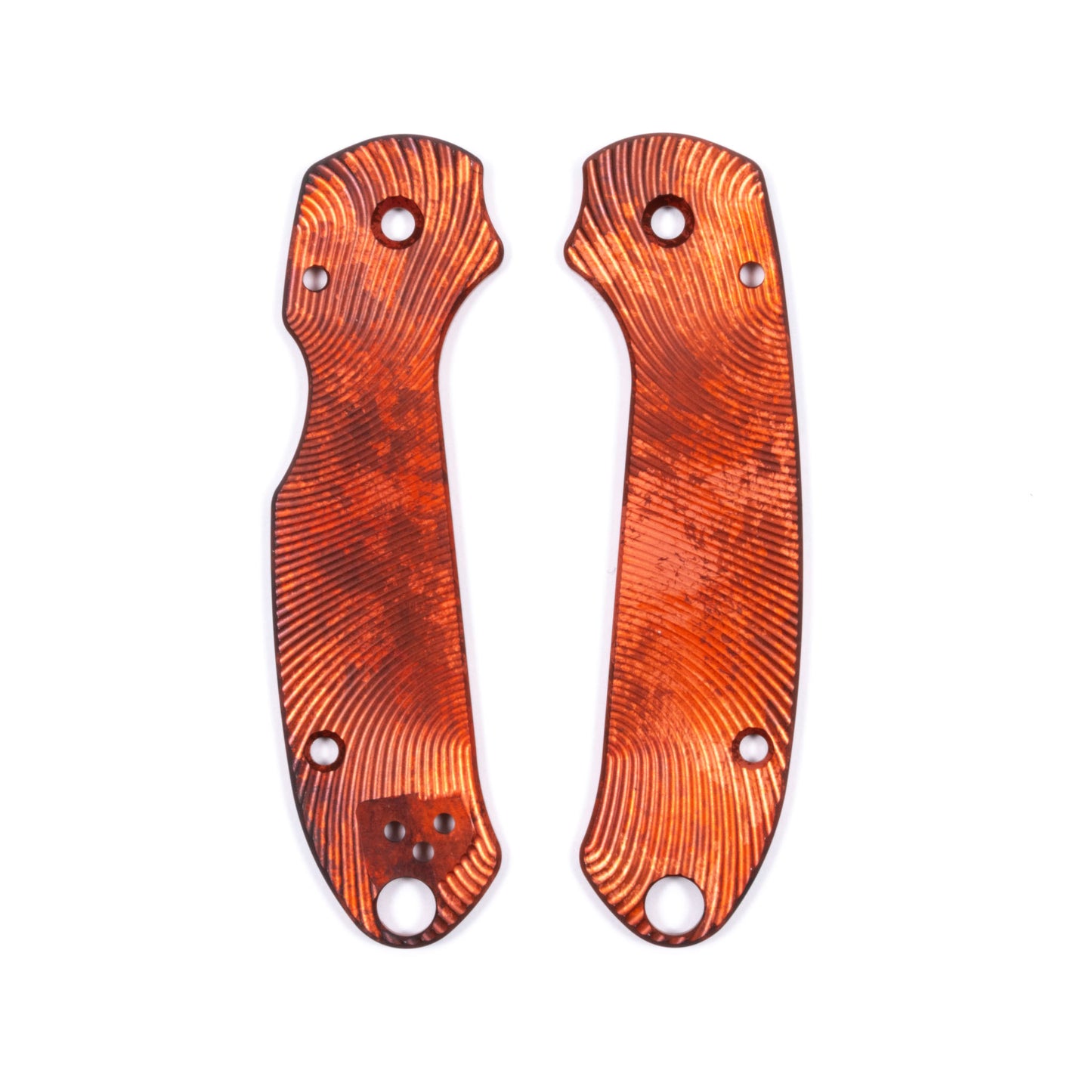 Spyderco Para 3 Skinny Contoured Anodized Aluminum Scale Sets