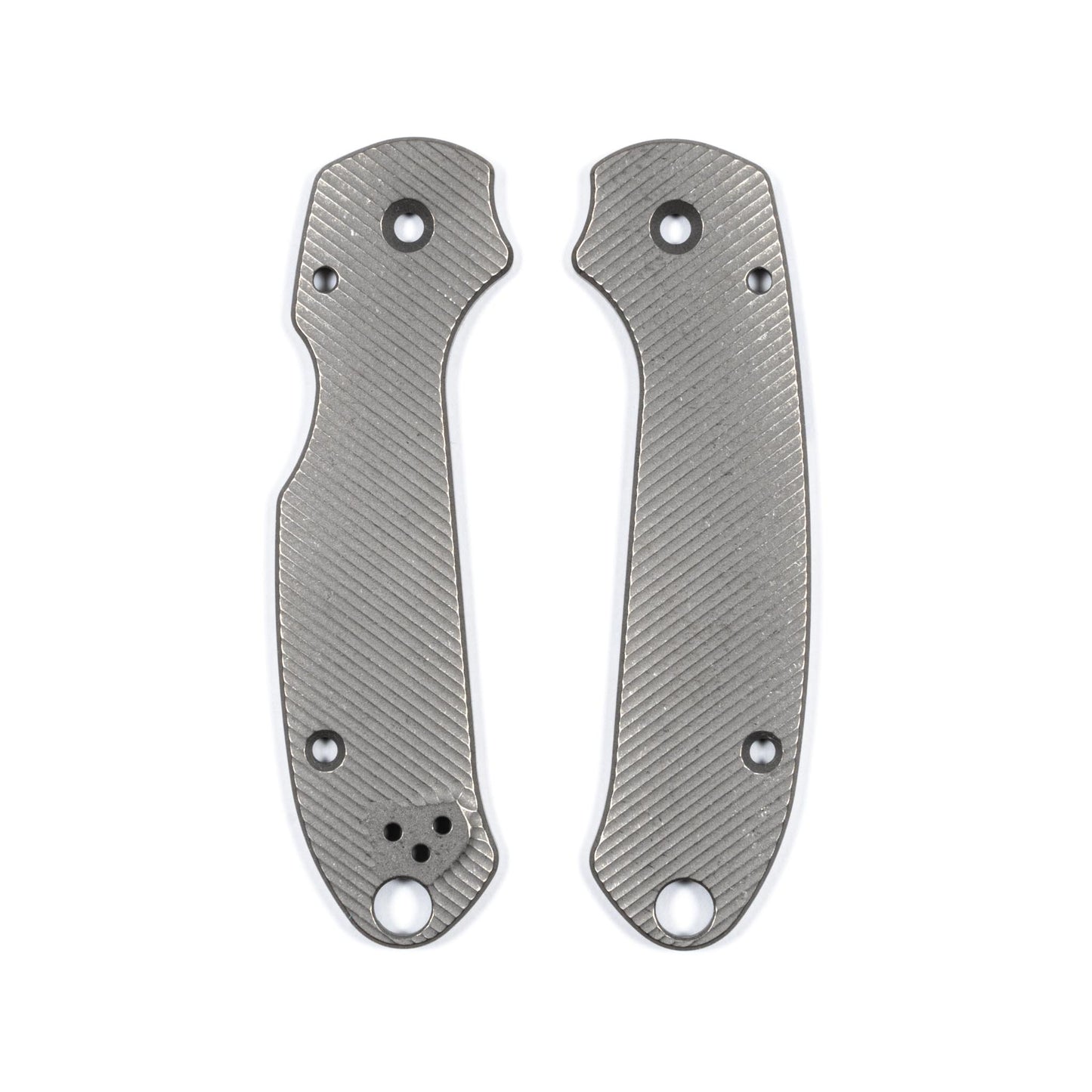 Spyderco Para 3 Skinny Contoured Titanium Featherweight Scale Set