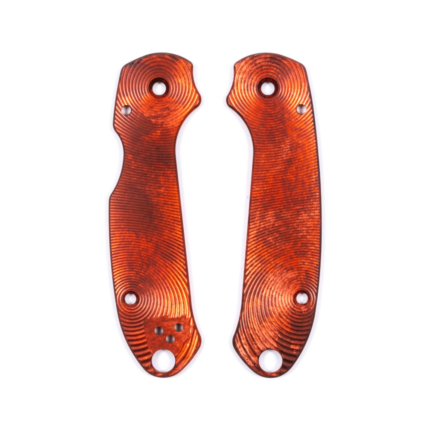 Spyderco Para 3 Skinny Contoured Anodized Aluminum Scale Sets
