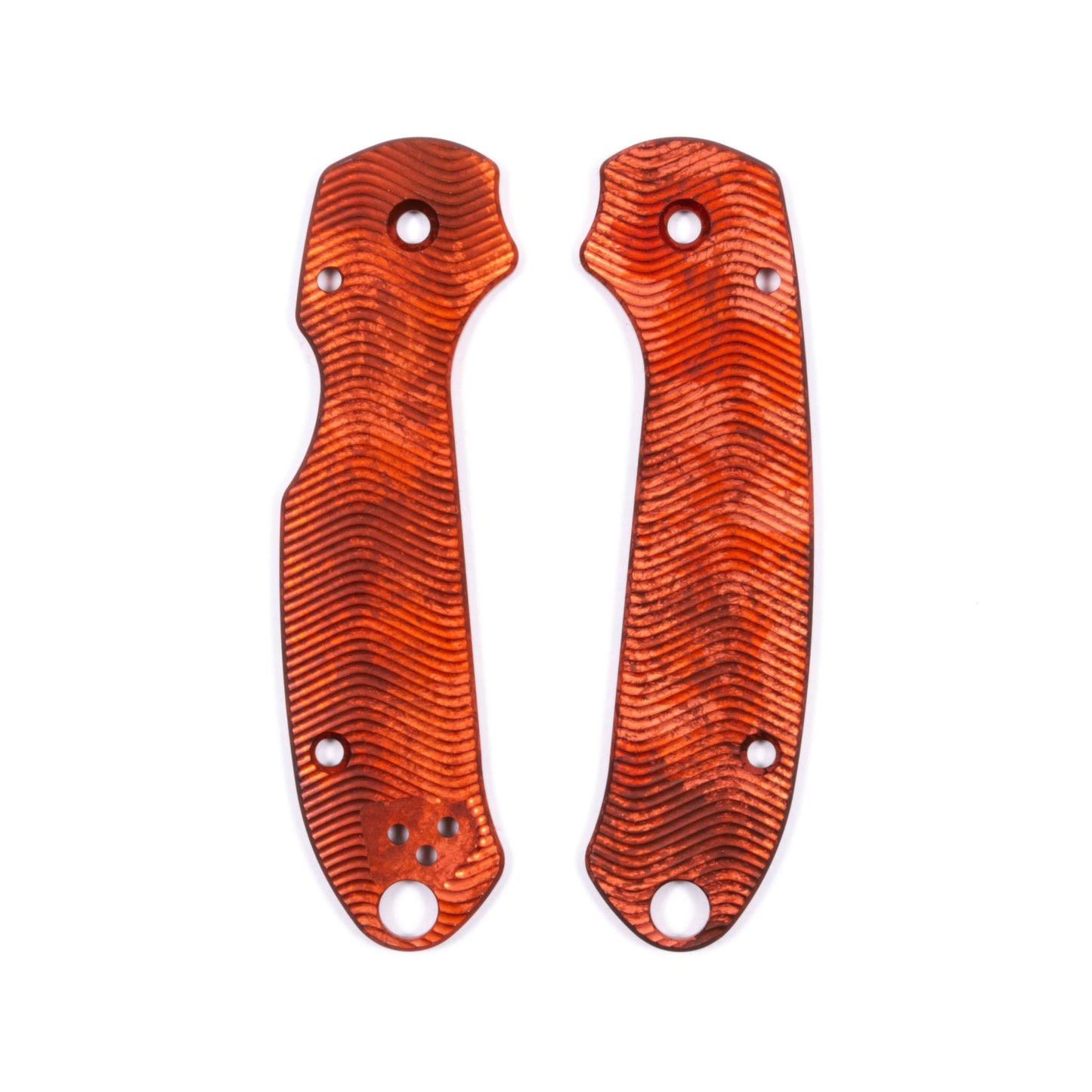 Spyderco Para 3 Skinny Contoured Anodized Aluminum Scale Sets