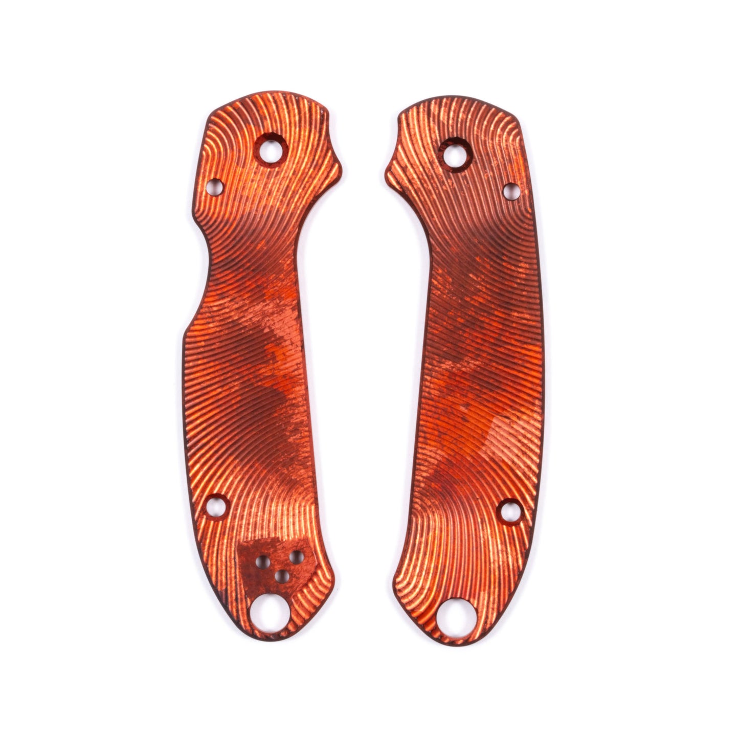 Spyderco Para 3 Skinny Contoured Anodized Aluminum Scale Sets