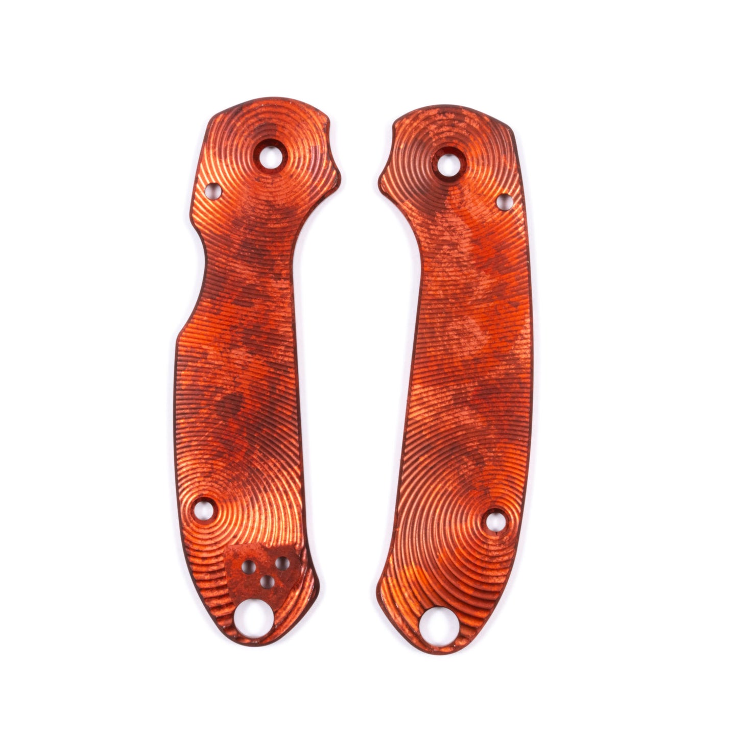 Spyderco Para 3 Skinny Contoured Anodized Aluminum Scale Sets