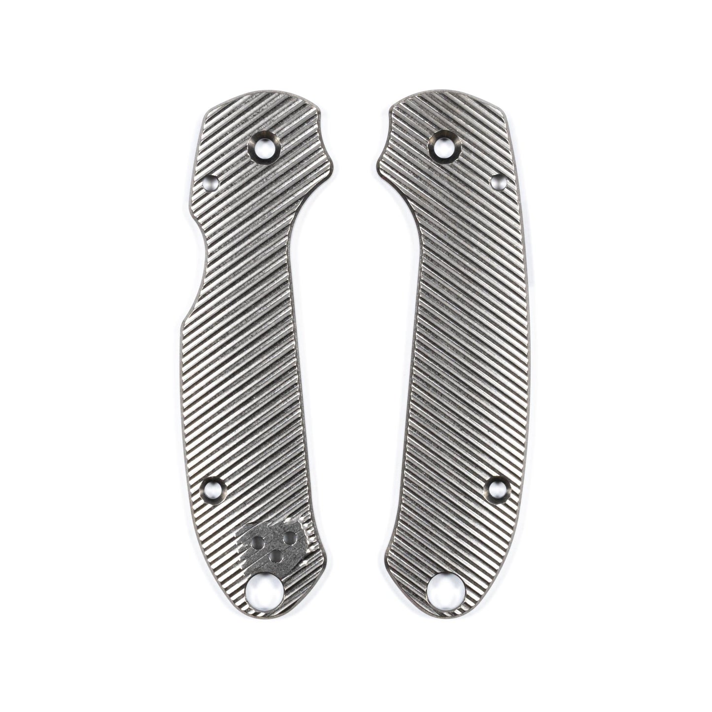 Spyderco Para 3 Skinny Contoured Titanium Featherweight Scale Set