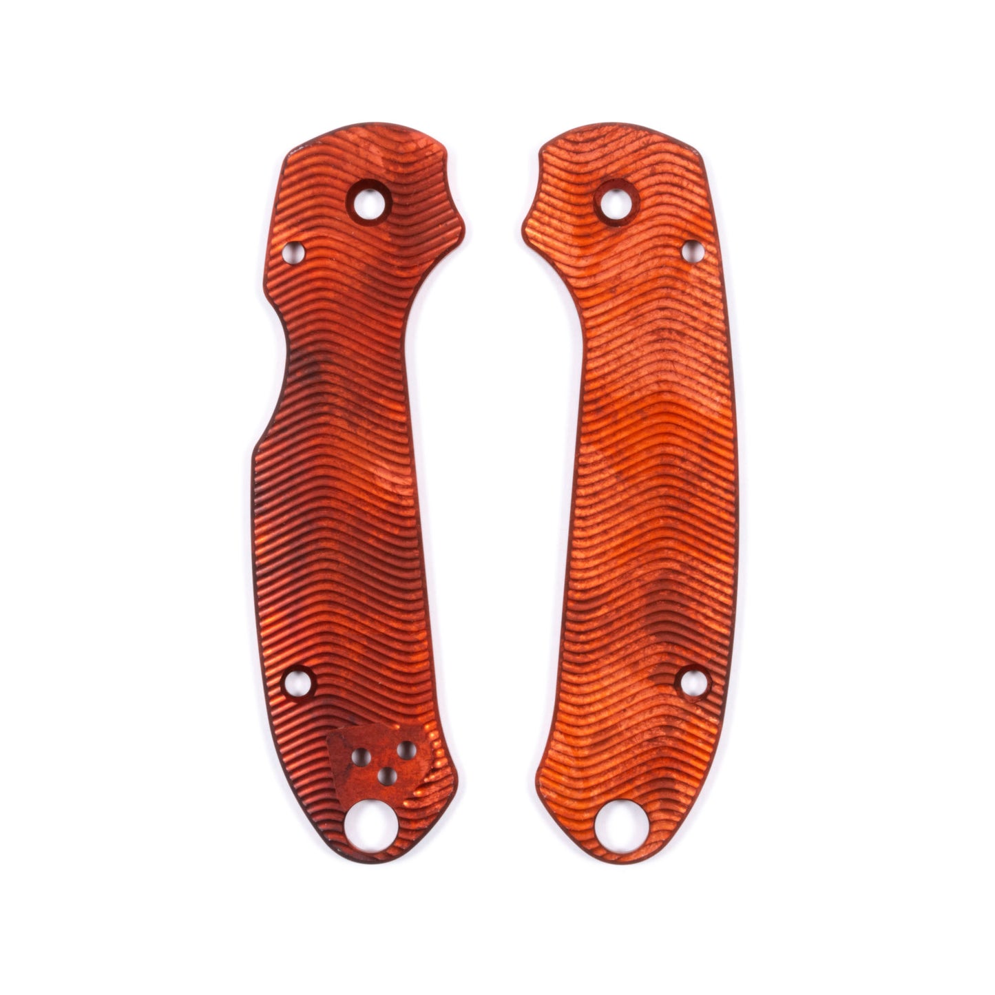 Spyderco Para 3 Skinny Contoured Anodized Aluminum Scale Sets