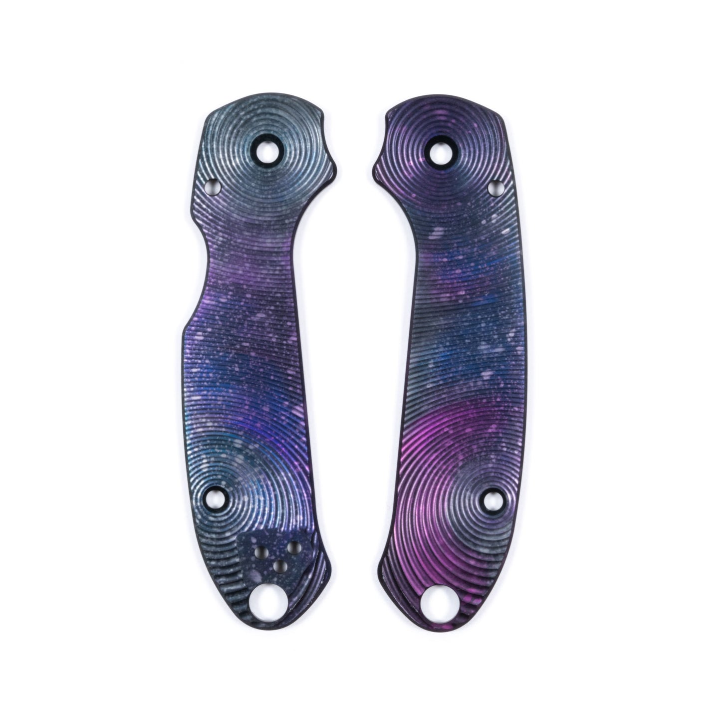Spyderco Para 3 Skinny Contoured Anodized Aluminum Scale Sets
