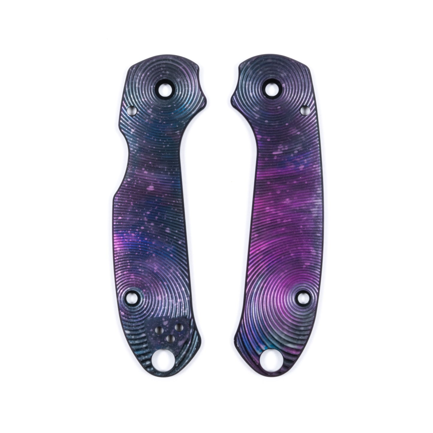 Spyderco Para 3 Skinny Contoured Anodized Aluminum Scale Sets