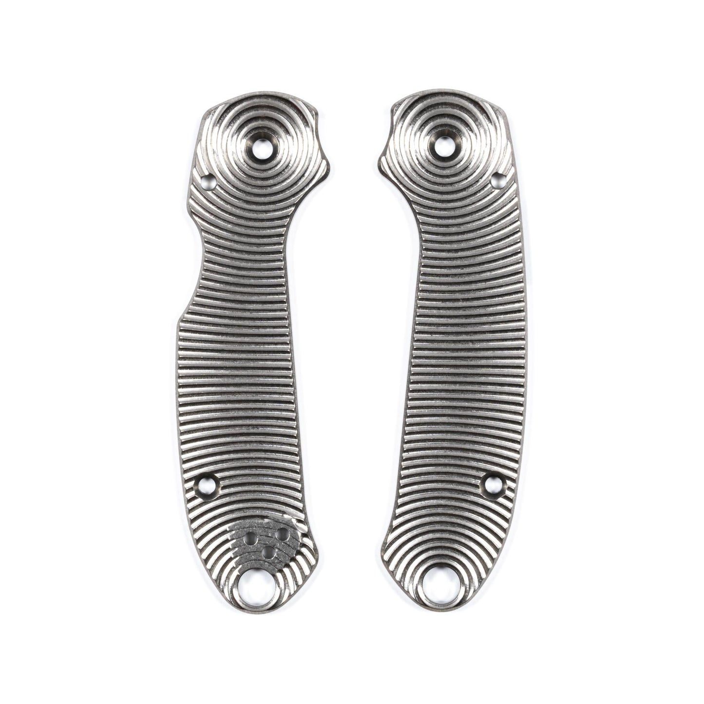 Spyderco Para 3 Skinny Contoured Titanium Featherweight Scale Set