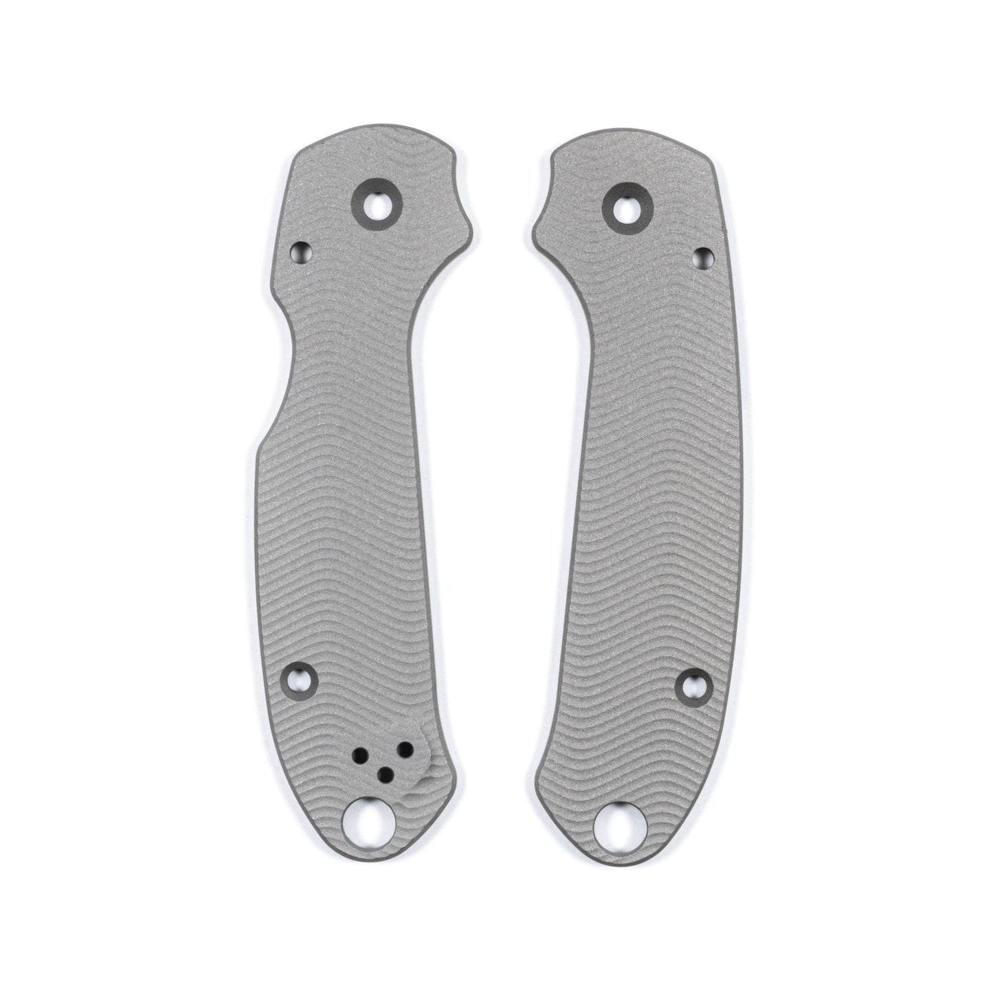Spyderco Para 3 Skinny Contoured Titanium Featherweight Scale Set