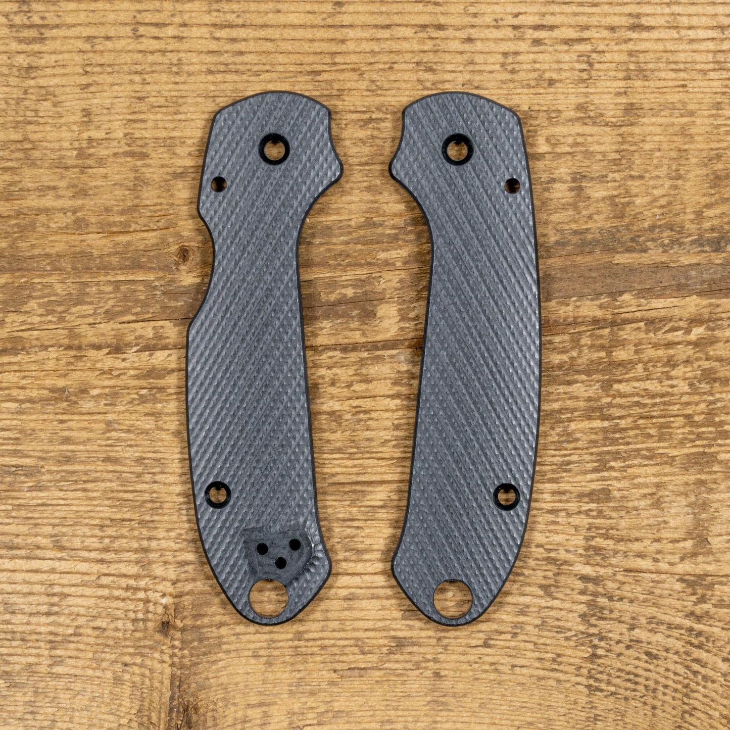 Spyderco PM3 Contoured Skinny Ultem Black Scales Sets