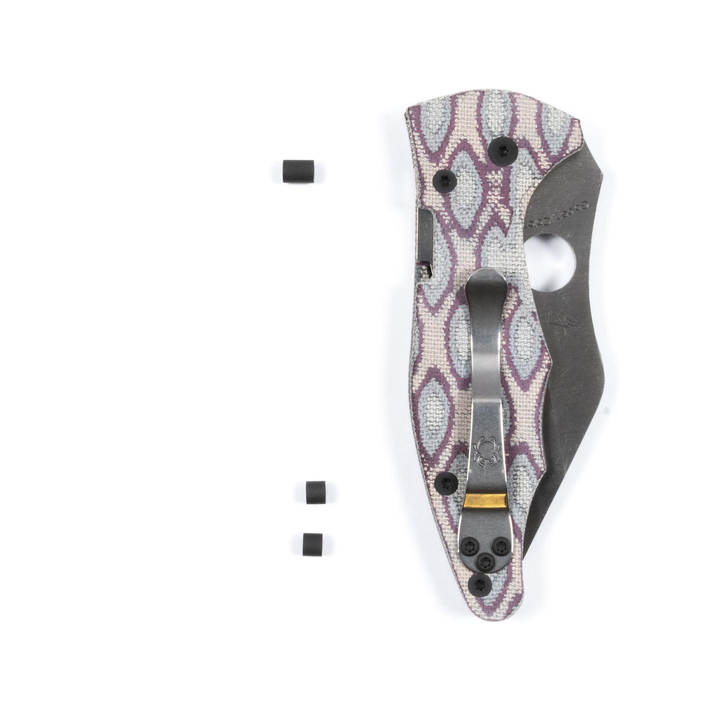 Spyderco Yojimbo 2 Titanium Front and Rear Standoff Kit