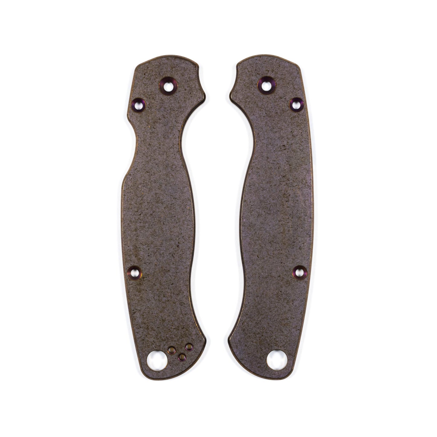Spyderco Paramilitary 2 (PM2) Titanium Featherweight Scale Sets
