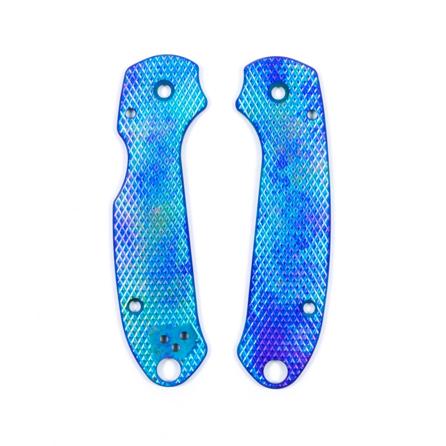 Spyderco Para 3 Skinny Contoured Anodized Aluminum Scale Sets