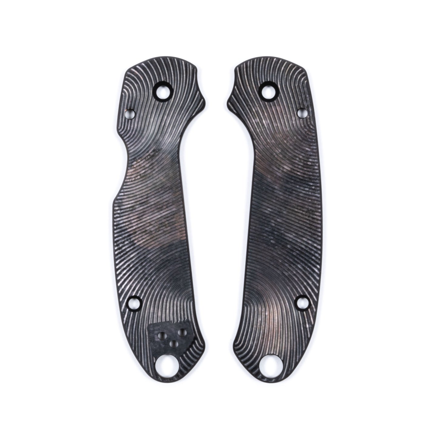Spyderco Para 3 Skinny Contoured Anodized Aluminum Scale Sets