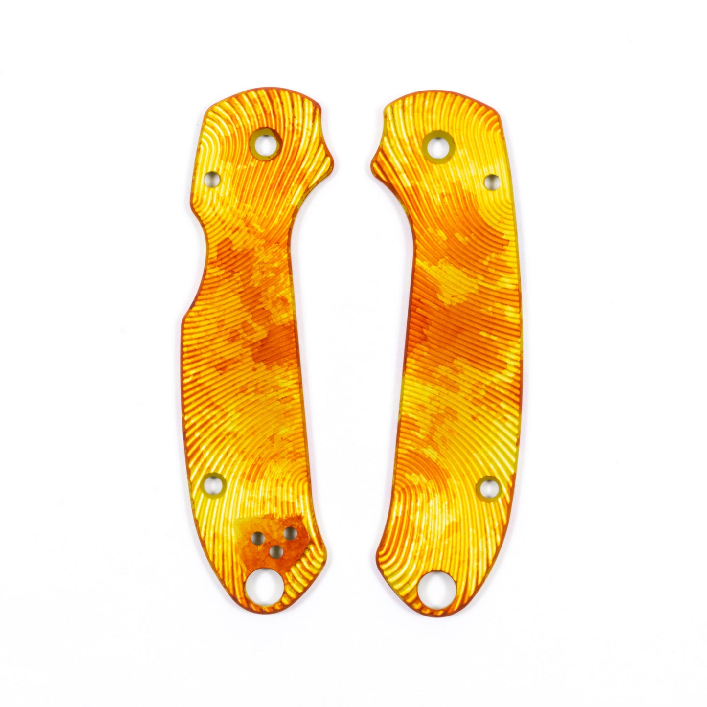 Spyderco Para 3 Skinny Contoured Anodized Aluminum Scale Sets