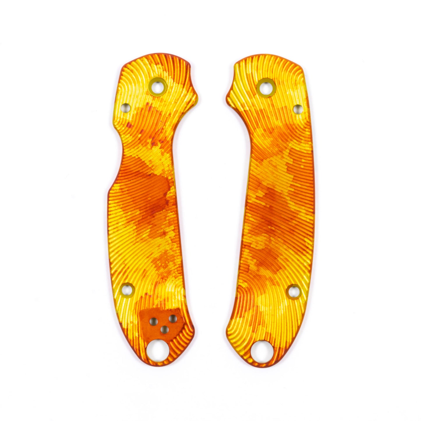 Spyderco Para 3 Skinny Contoured Anodized Aluminum Scale Sets