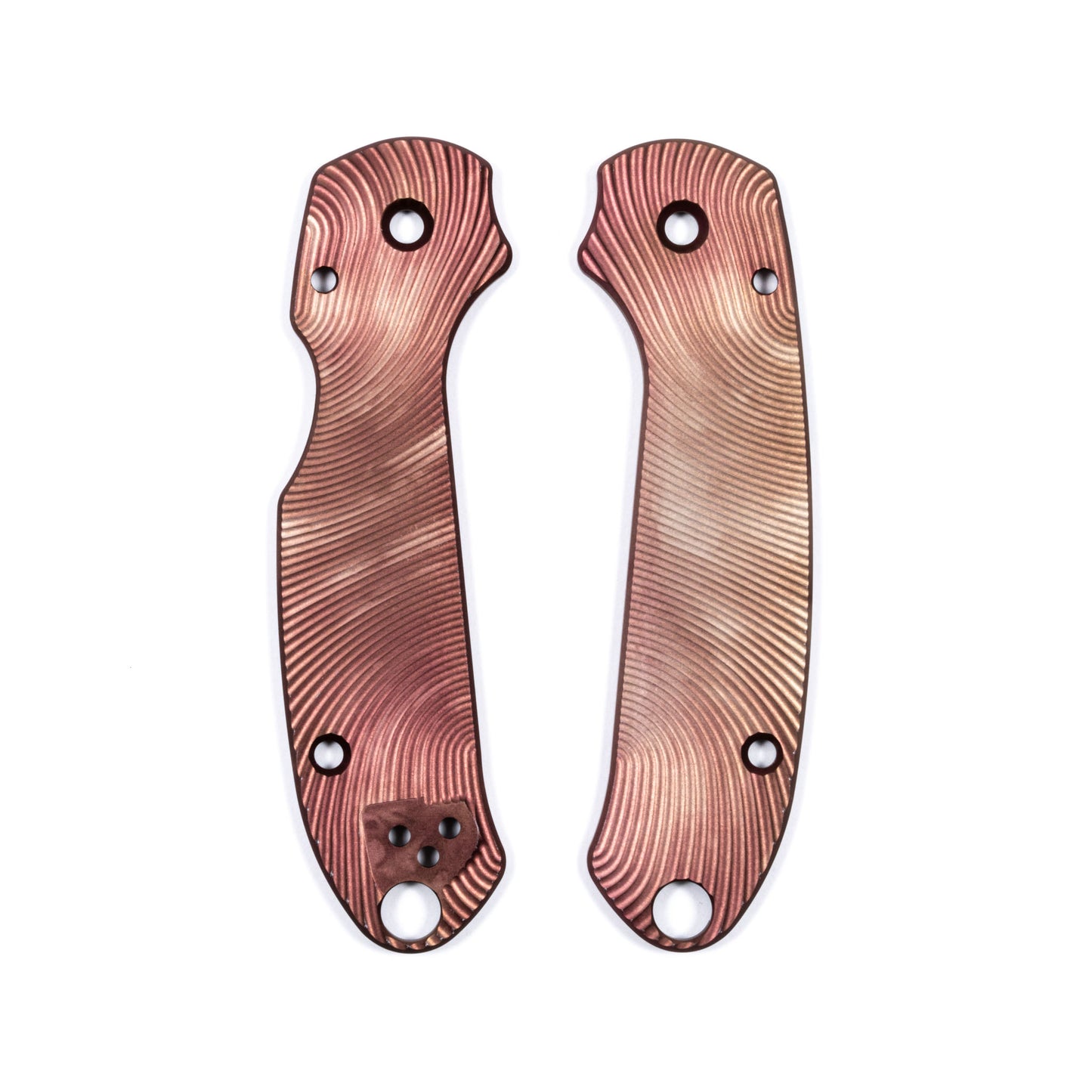 Spyderco Para 3 Skinny Contoured Anodized Aluminum Scale Sets