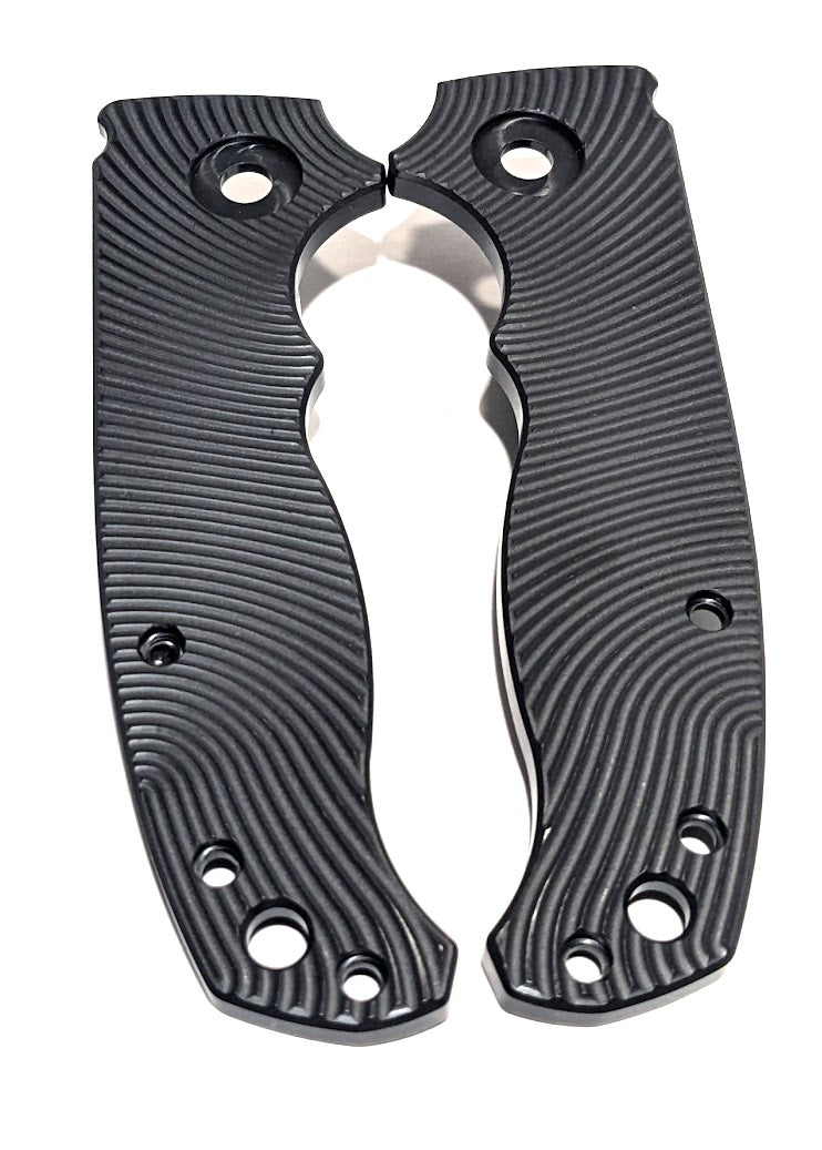 Demko AD 20.5 Sharklock Black Ultem Scale Sets (Large Pivot)