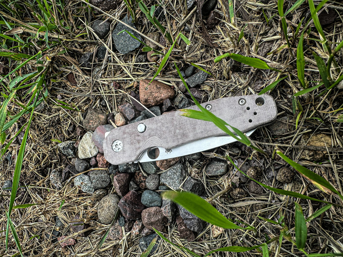 Spyderco Smock LARGE Pivot Micarta Scale Set
