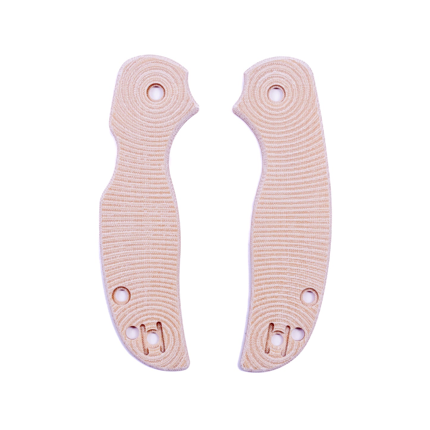 Spyderco Sage 5 Micarta Right Hand Tip Up and Left Hand Tip Up Scale Sets