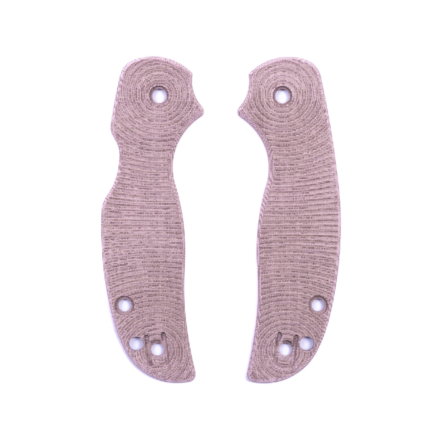 Spyderco Sage 5 Micarta Right Hand Tip Up and Left Hand Tip Up Scale Sets