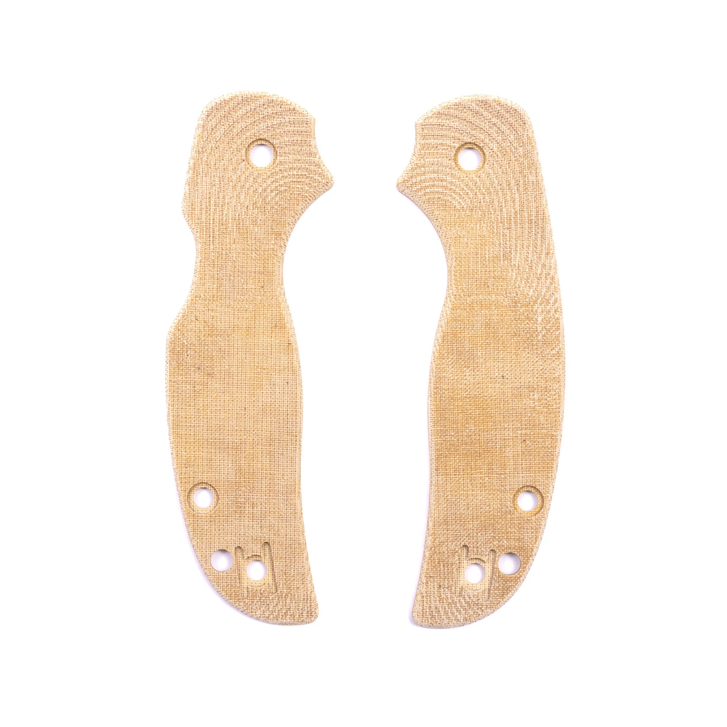 Spyderco Sage 5 Micarta Right Hand Tip Up and Left Hand Tip Up Scale Sets