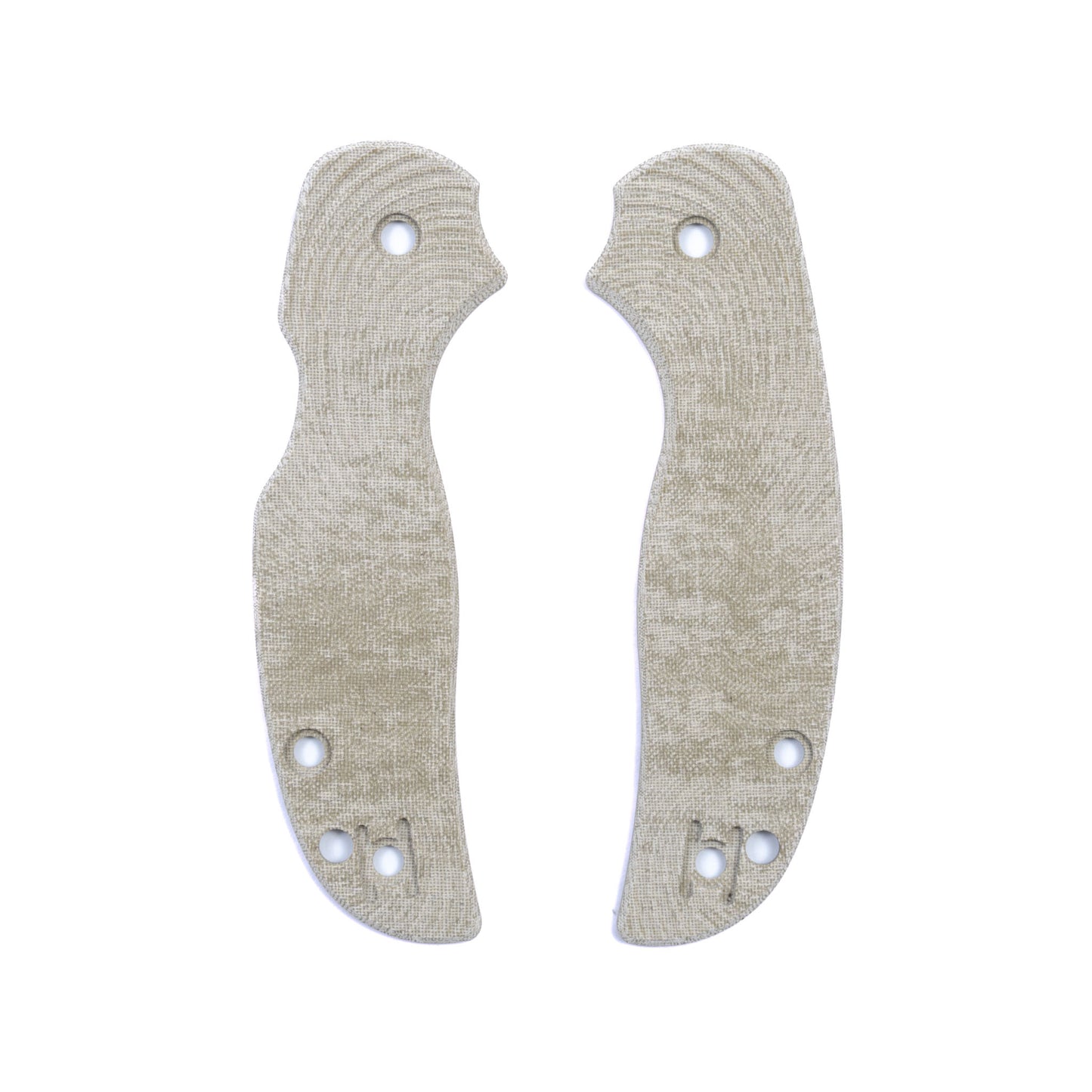 Spyderco Sage 5 Micarta Right Hand Tip Up and Left Hand Tip Up Scale Sets
