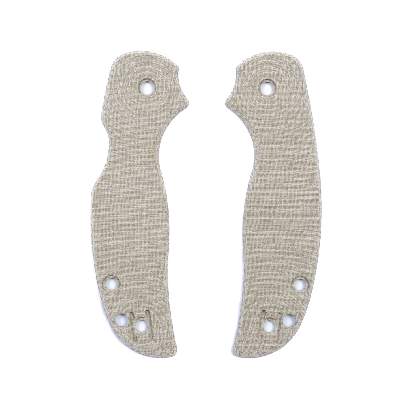 Spyderco Sage 5 Micarta Right Hand Tip Up and Left Hand Tip Up Scale Sets