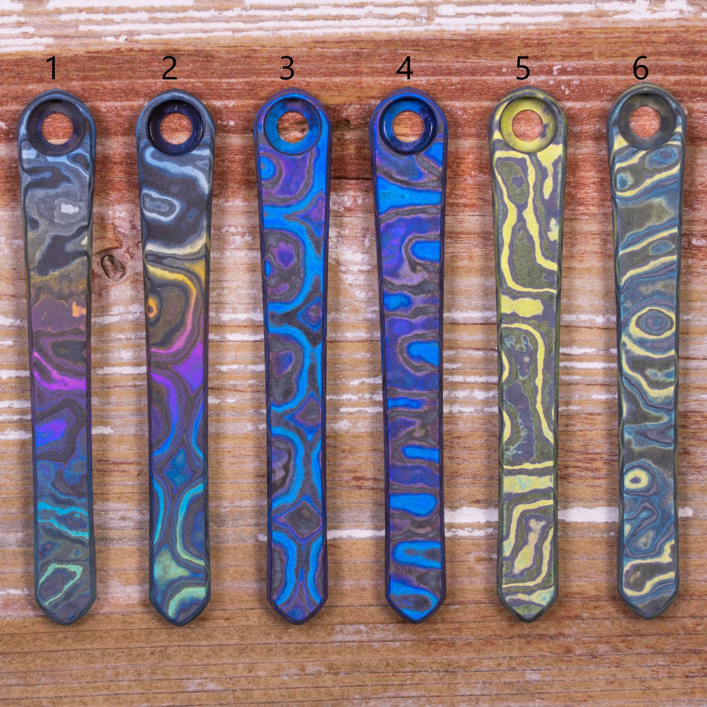 Chris Reeves Knives(CRK) Matte Timascus Pocket Clips