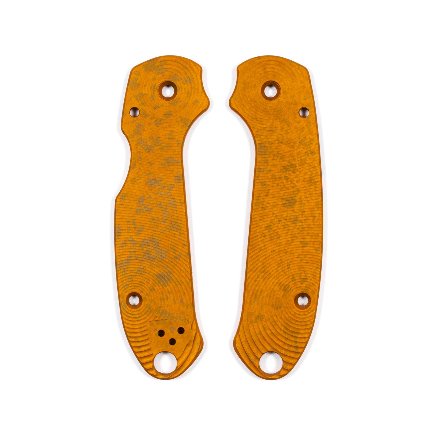 Spyderco Para 3 Skinny Contoured Anodized Aluminum Scale Sets