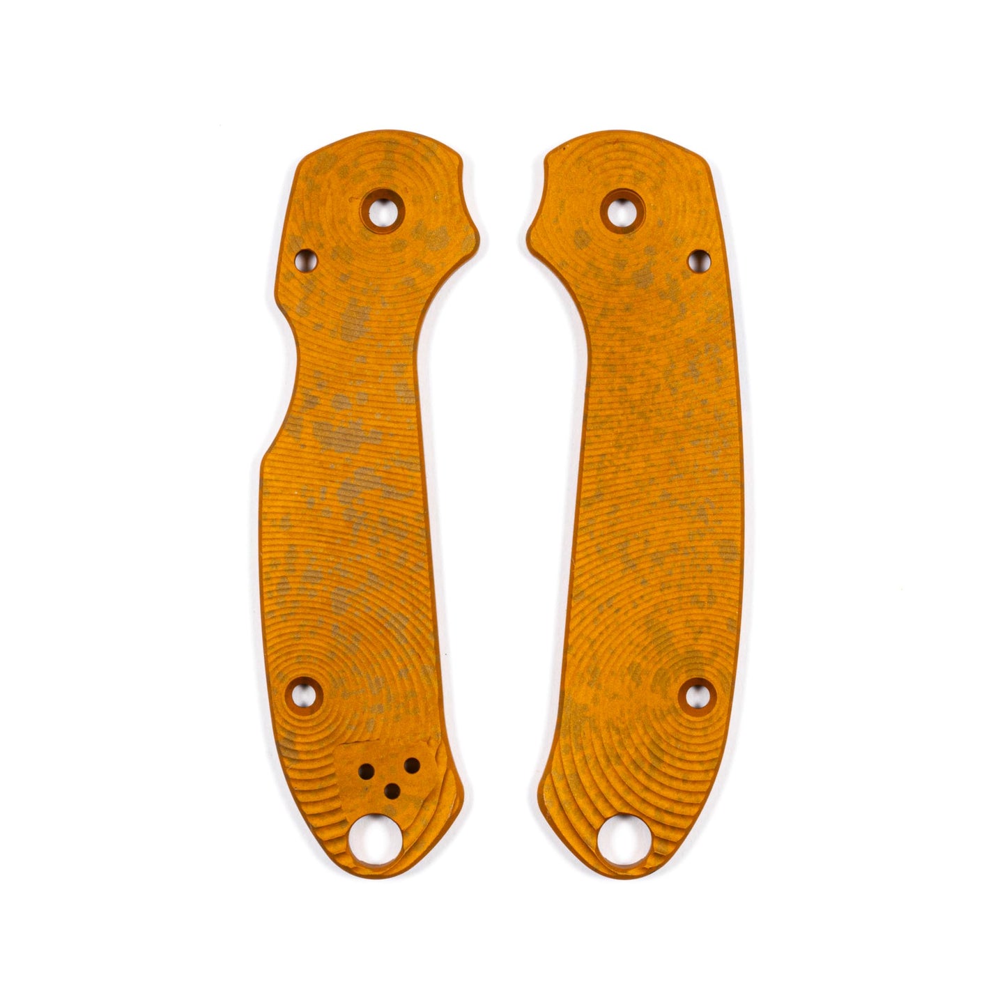 Spyderco Para 3 Skinny Contoured Anodized Aluminum Scale Sets