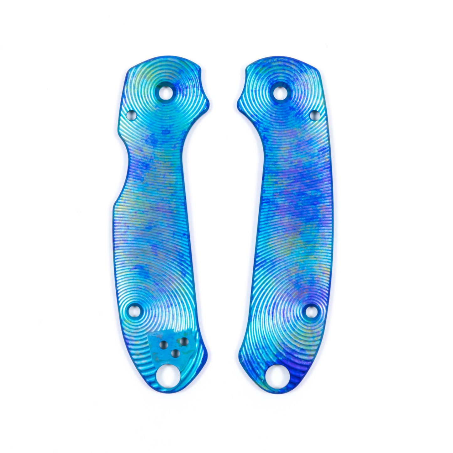 Spyderco Para 3 Skinny Contoured Anodized Aluminum Scale Sets