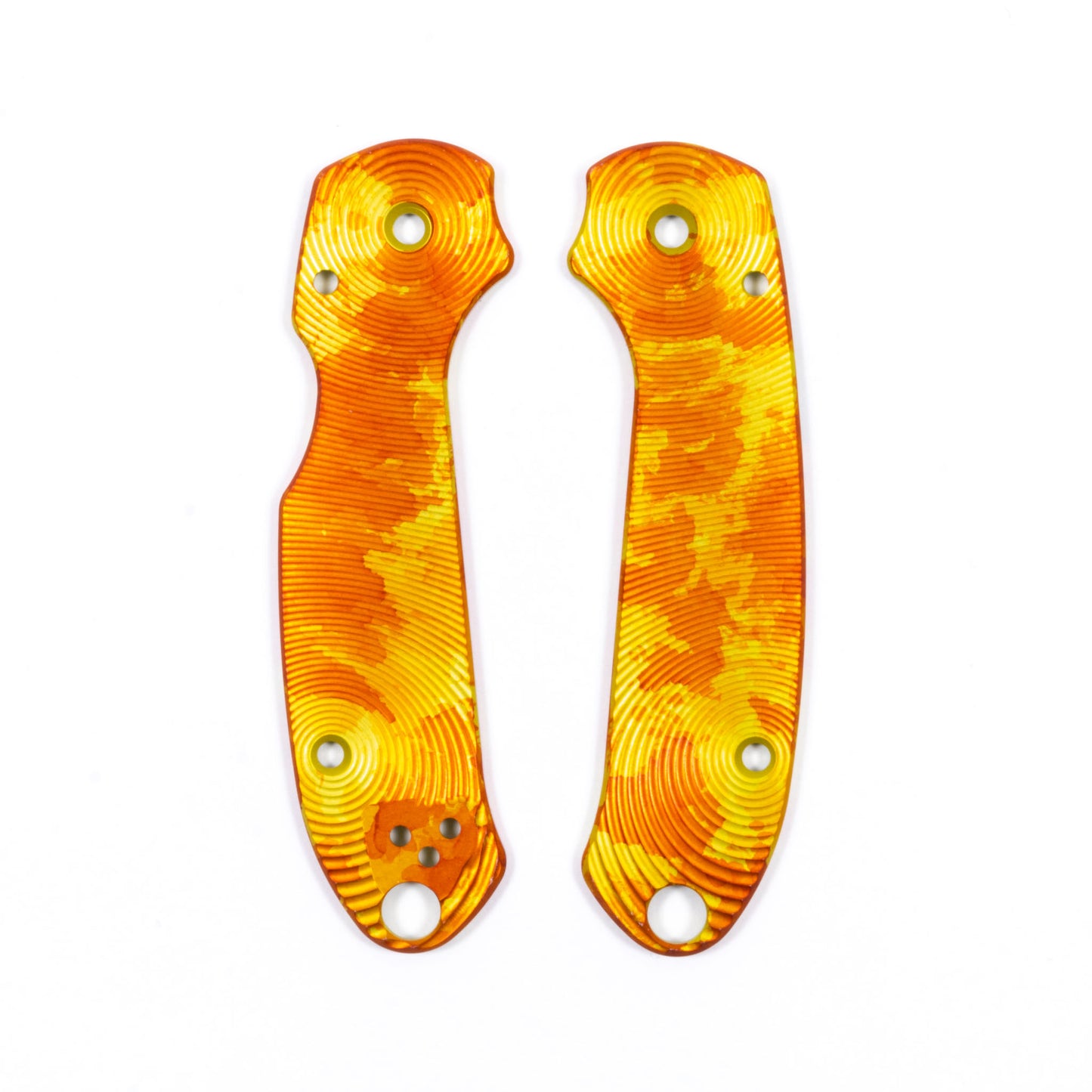 Spyderco Para 3 Skinny Contoured Anodized Aluminum Scale Sets